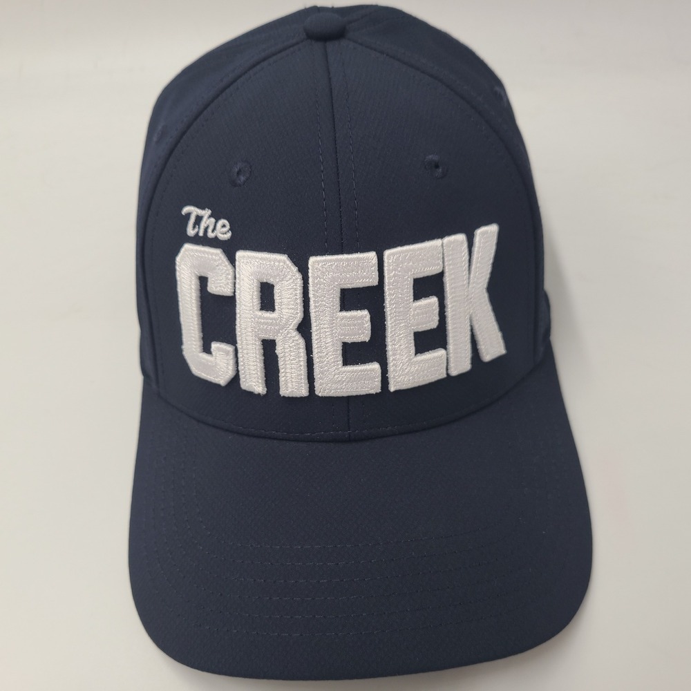The Creek Hat Adjustable Blue White Golf Course Country Club Casual Logo Men